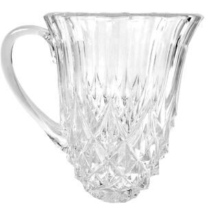 Val St Lambert Imperial 40 oz Signed Lead Crystal Pitcher Belgium-Stunning!